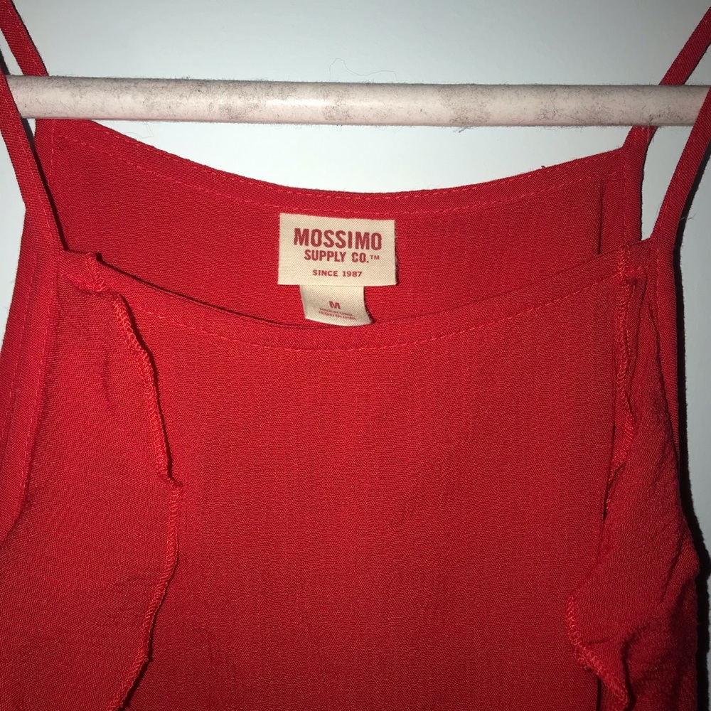 RED HALTER TOP! Size M - Picture 2 of 4